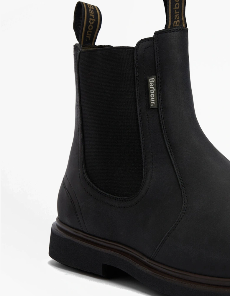 HALE Mens Chelsea Boots Black