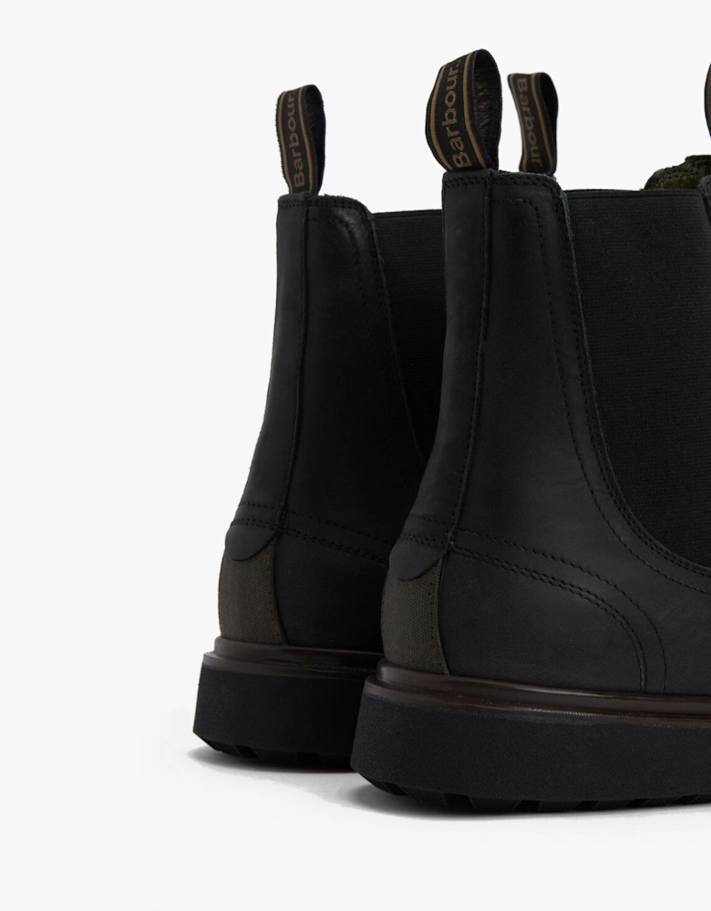 HALE Mens Chelsea Boots Black