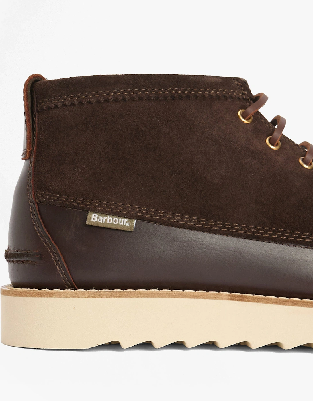 HADSTON Mens Chukka Boots Dark Brown