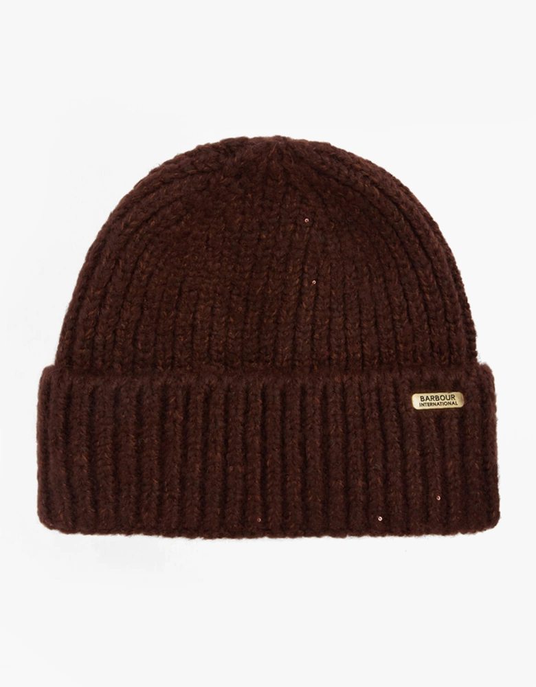 ARIA Womens Beanie Chocolate