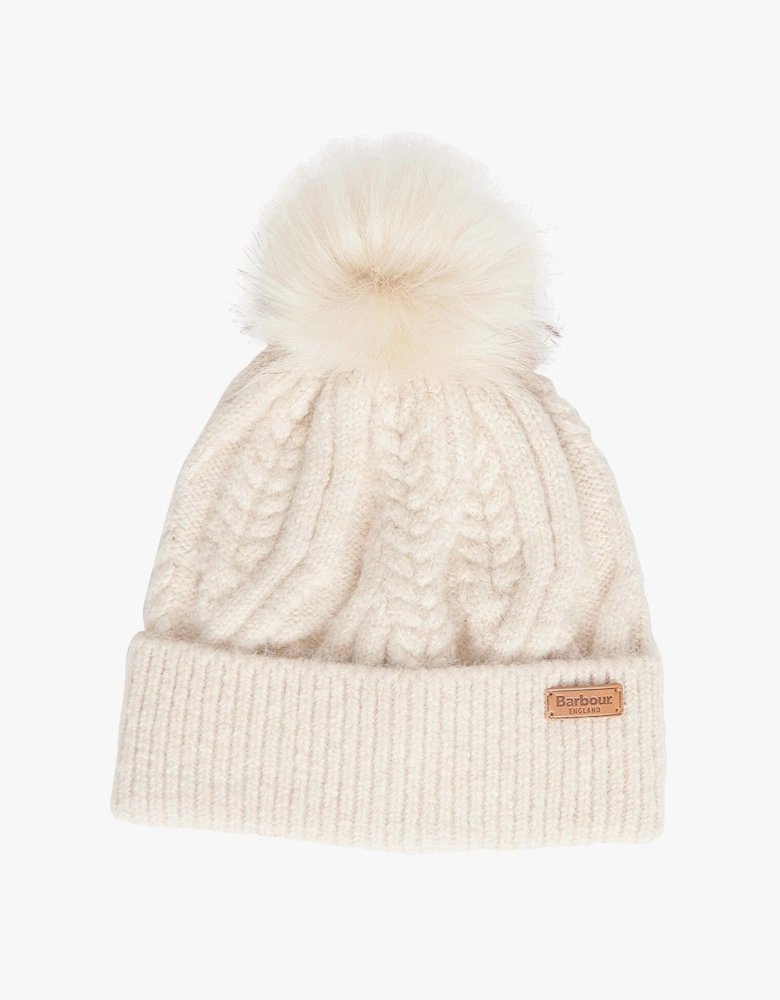 ELSDON Womens Beanie Eggshell