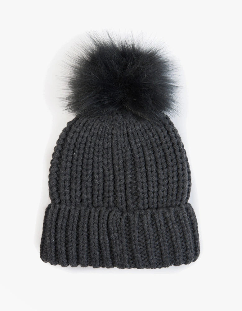 SALTBURN Womens Beanie Charcoal