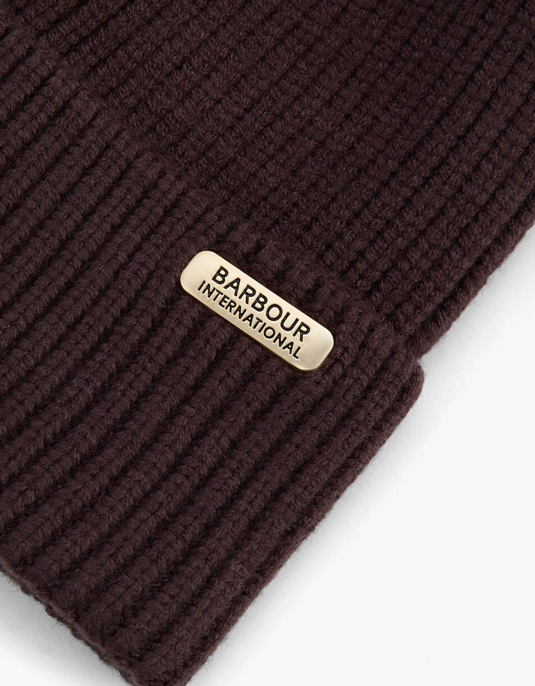 MALLORY POM Womens Beanie Chocolate