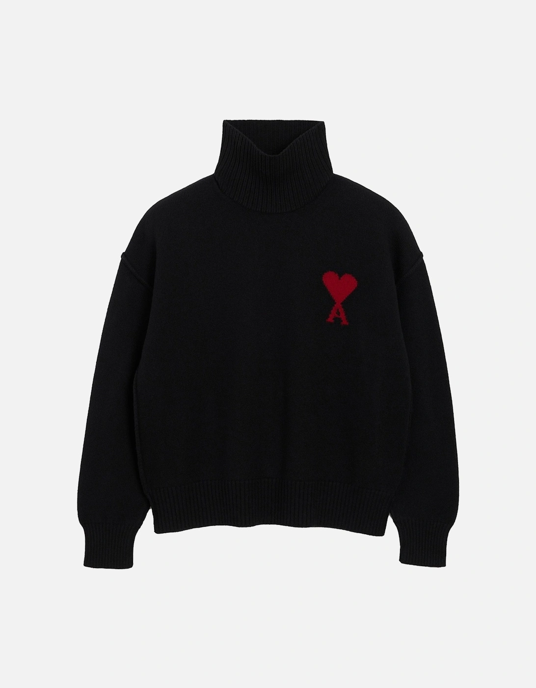 Ami De Coeur Funnel Neck Sweater Black, 5 of 4
