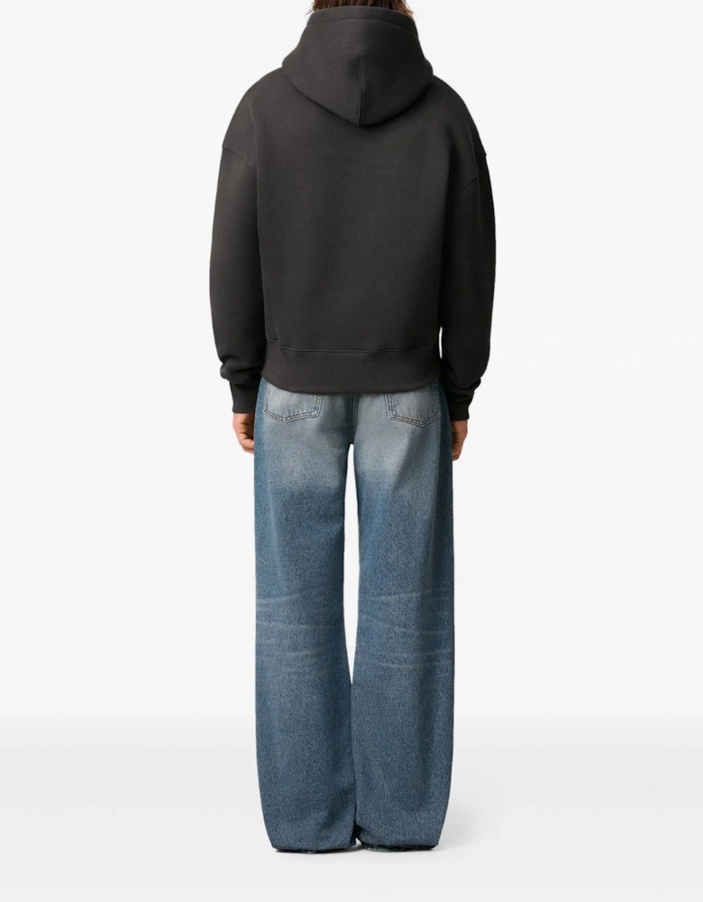 Brushed Fleece Hoodie Grey