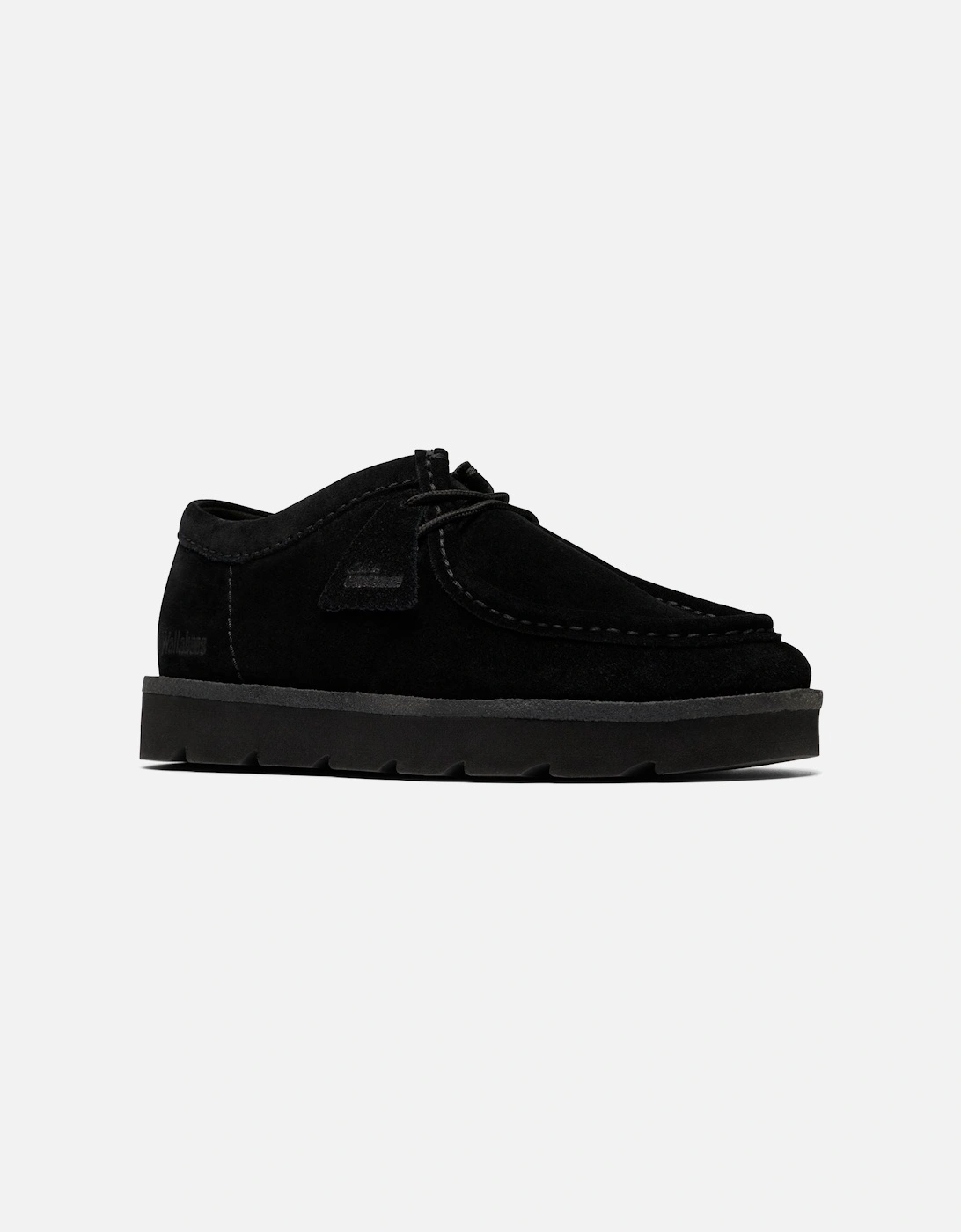 Clarks Men's Black Originals Meare Wallabee Suede Lace-Up Shoes - : 11 Size 11
