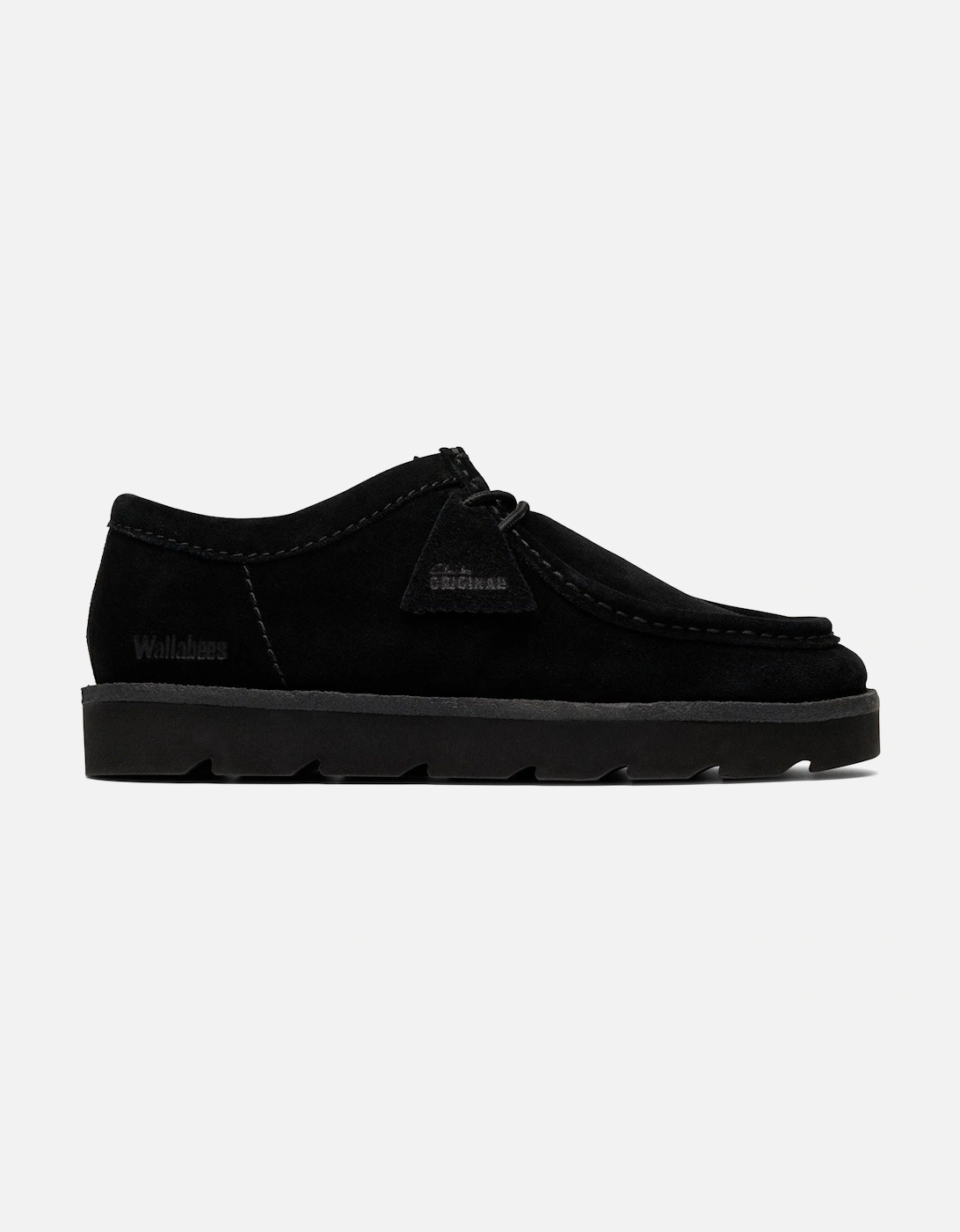 Originals Meare Wallabee Suede Men's Black Lace-Up Shoes