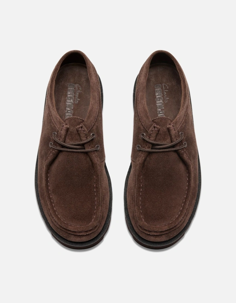 Originals Meare Wallabee Suede Men's Dark Brown Lace-Up Shoes
