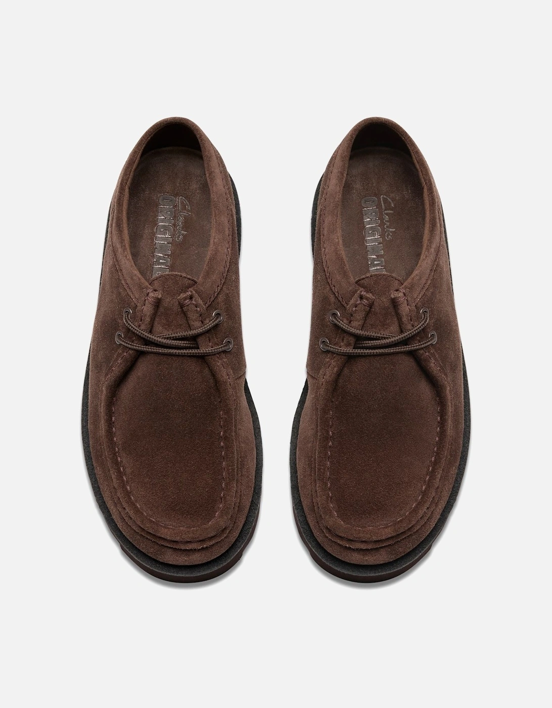 Originals Meare Wallabee Suede Men's Dark Brown Lace-Up Shoes