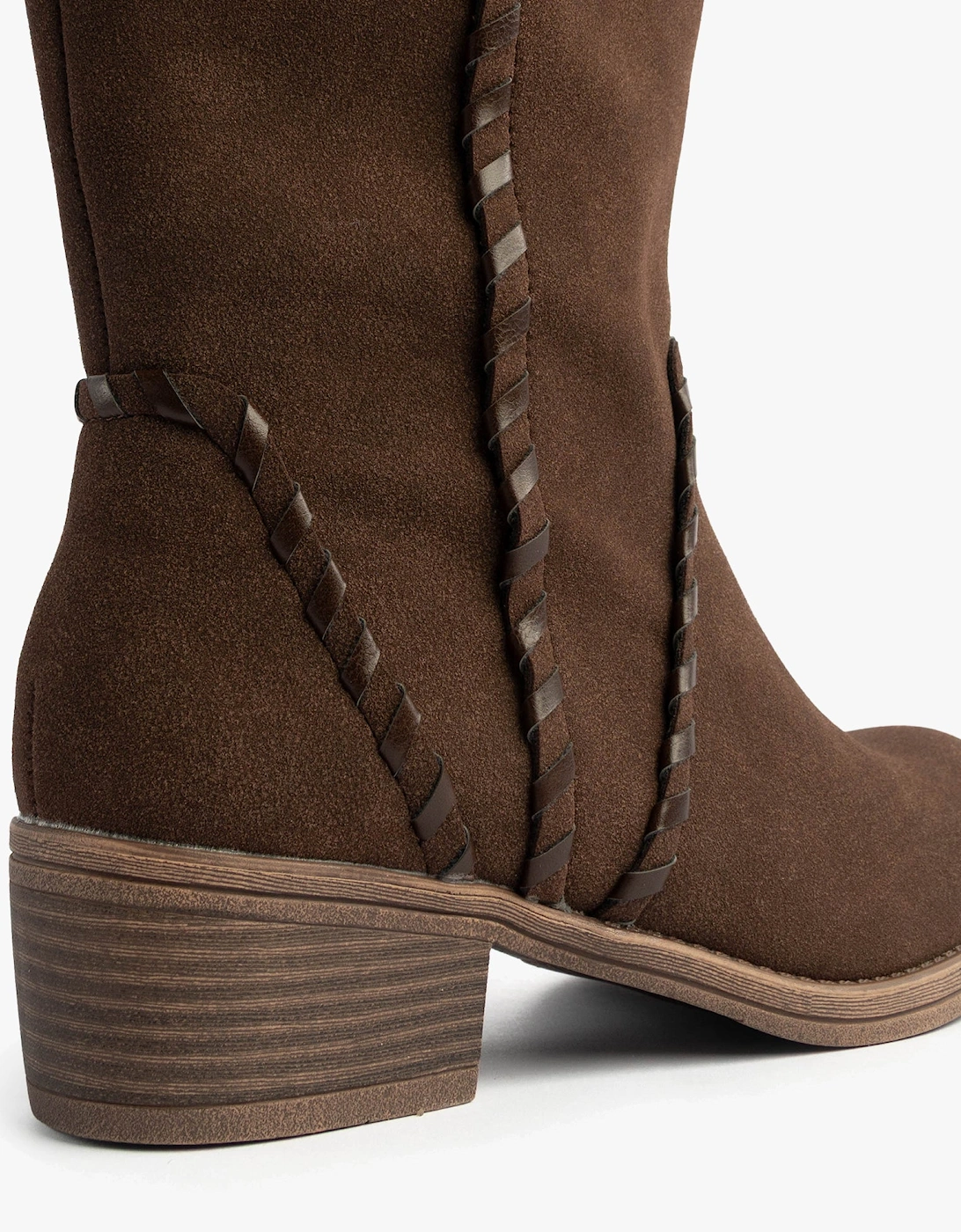 ROWDY Womens Boots Dark Brown
