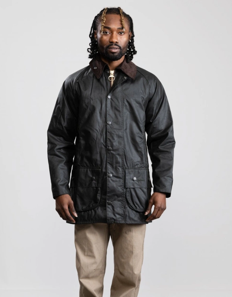 Beaufort Mens Wax Jacket - Sage