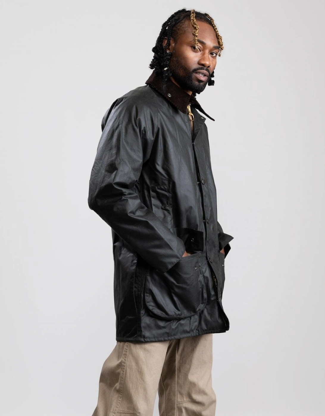 Beaufort Mens Wax Jacket - Sage