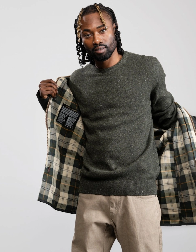 Beaufort Mens Wax Jacket - Sage