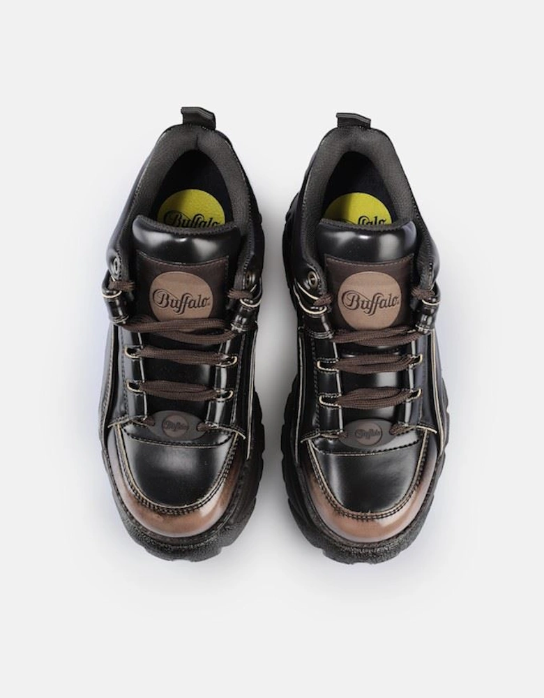 1339-14 Leather Women's Brown Trainers