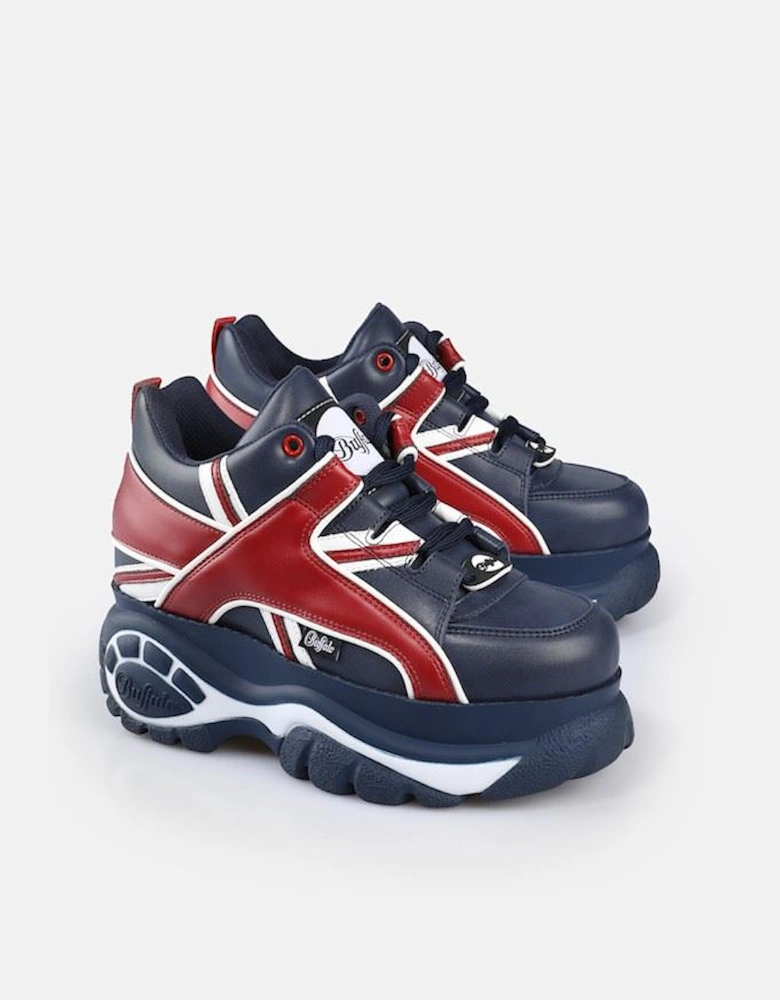 1339-14 Leather Women's Blue/Red Trainers