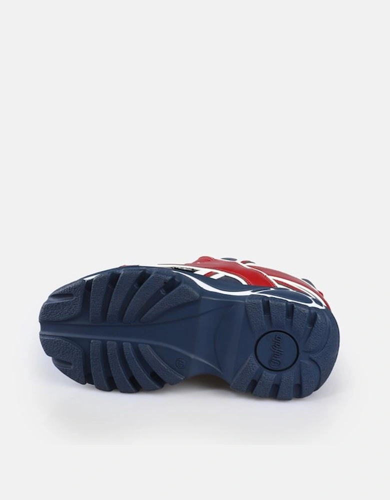 1339-14 Leather Women's Blue/Red Trainers