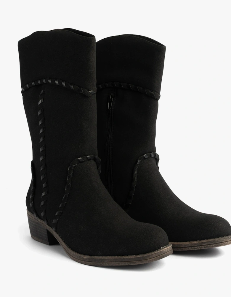 ROWDY Womens Boots Black
