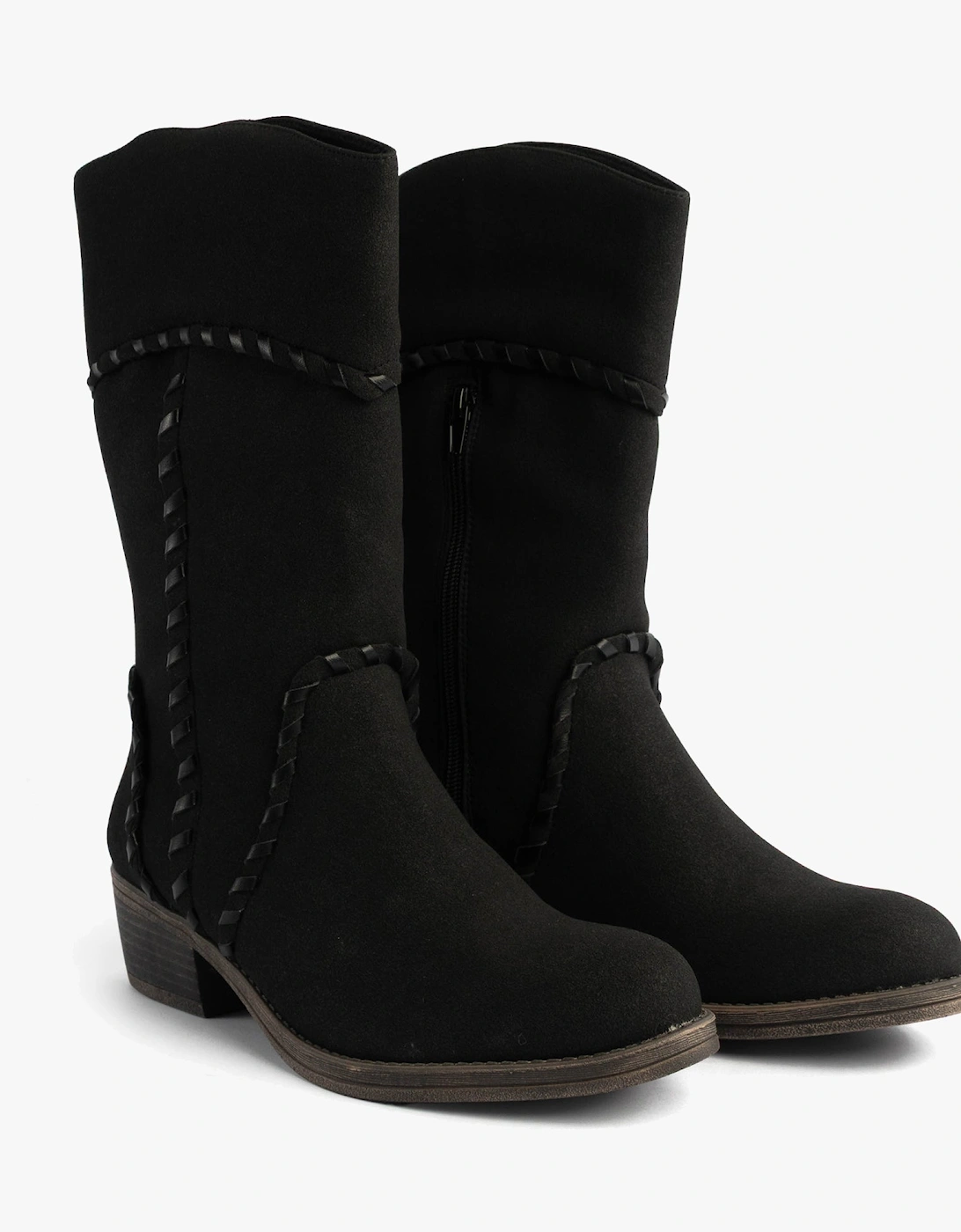 ROWDY Womens Boots Black