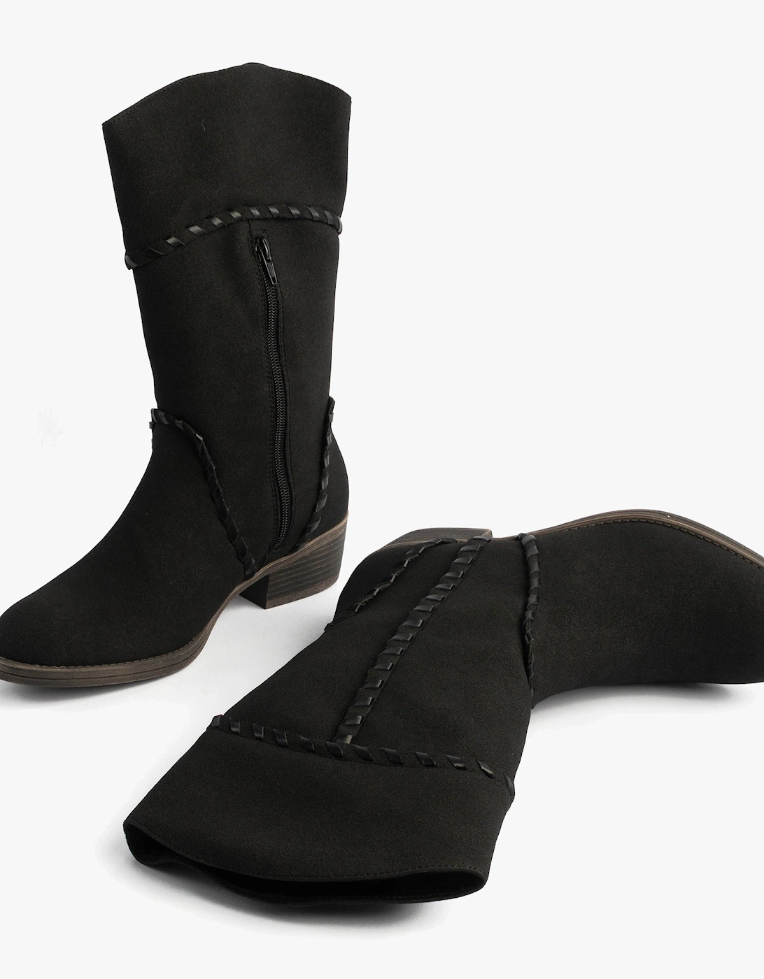 ROWDY Womens Boots Black