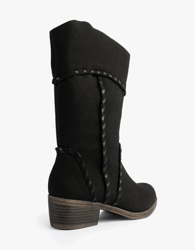 ROWDY Womens Boots Black