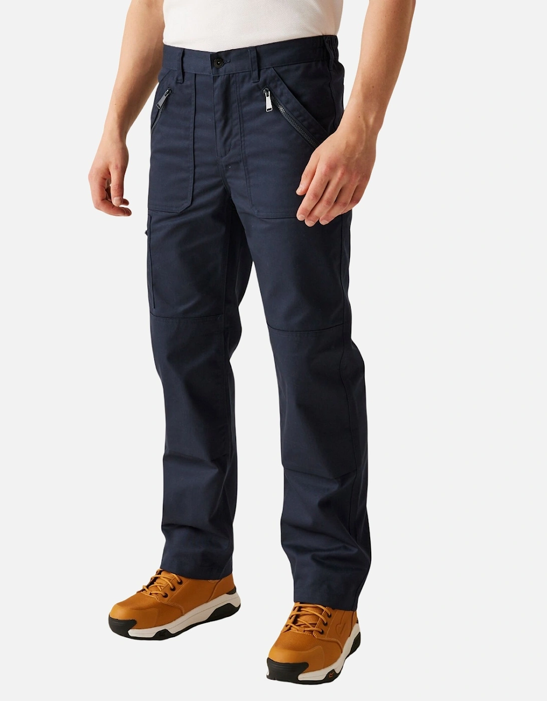 Men's Regatta Mens Pro Action Stretch Trousers - Navy - Size: 40S