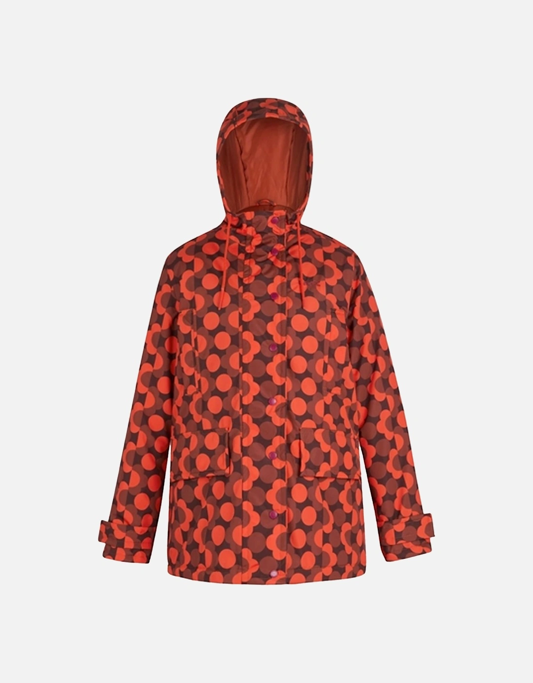 Womens/Ladies Orla Kiely Floral Mid Length Waterproof Jacket, 6 of 5