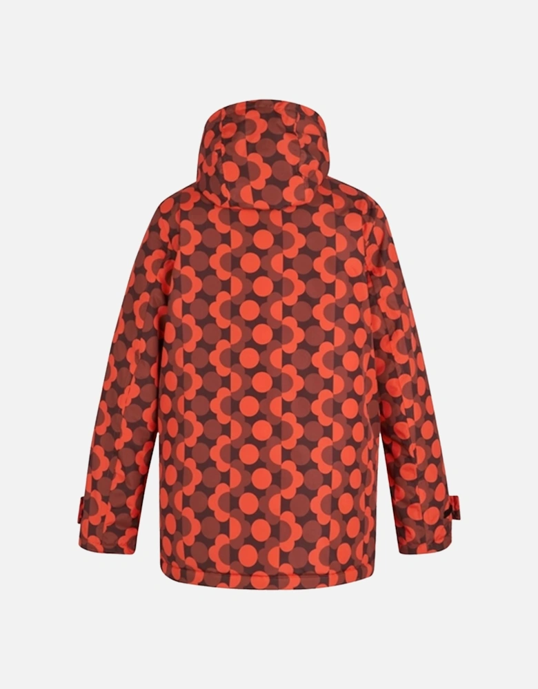 Womens/Ladies Orla Kiely Floral Mid Length Waterproof Jacket