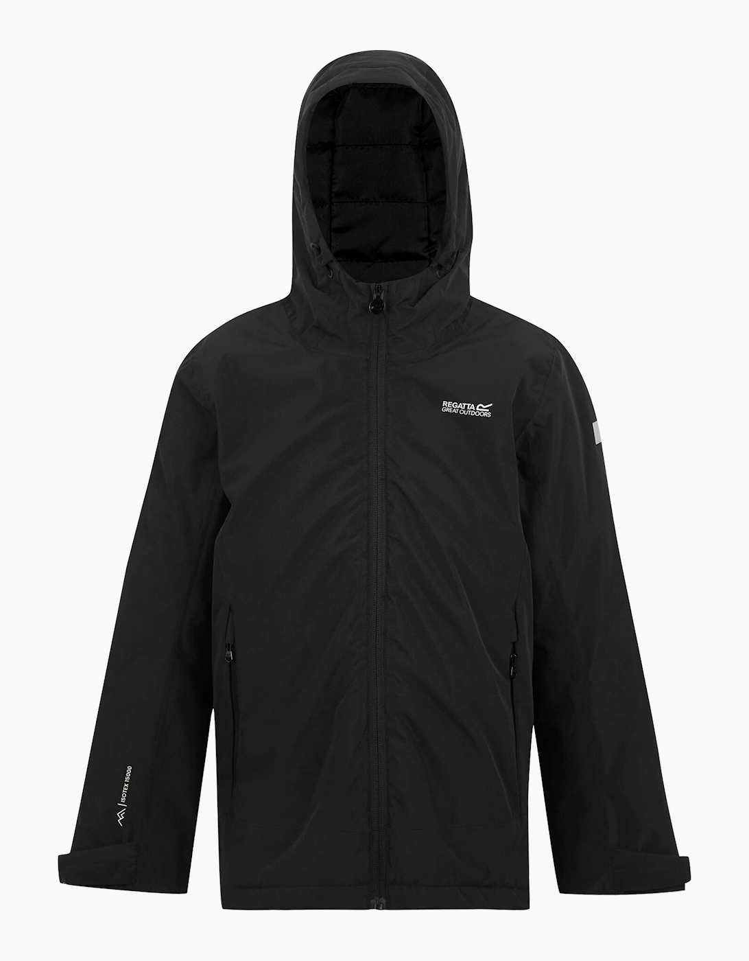 Regatta Boys Black Childrens/ Frelton Waterproof Jacket  5 Years/6 Years Size 5-6 Years Kids
