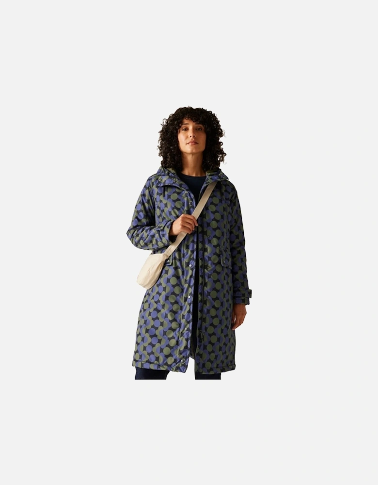Womens/Ladies Orla Kiely Floral Long Length Waterproof Jacket