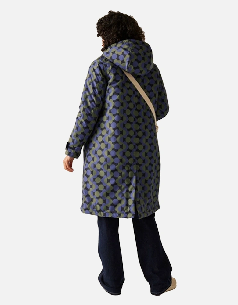 Womens/Ladies Orla Kiely Floral Long Length Waterproof Jacket