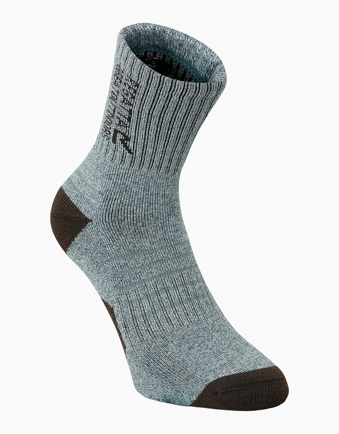 Regatta Women's Grey / Bamboo Crew Socks - Size: 6/6.5/7/7.5/8