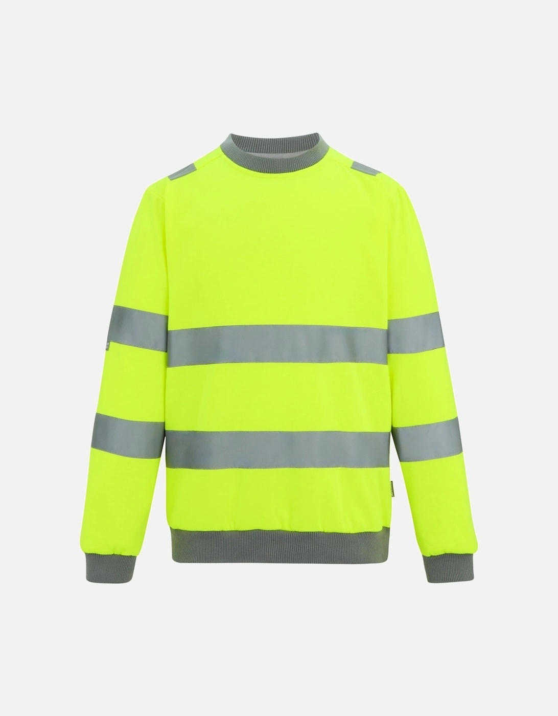 Regatta Men's Yellow Professional Pro Contract Hi-Vis Crew Neck Sweatshirt - Size: 3XL