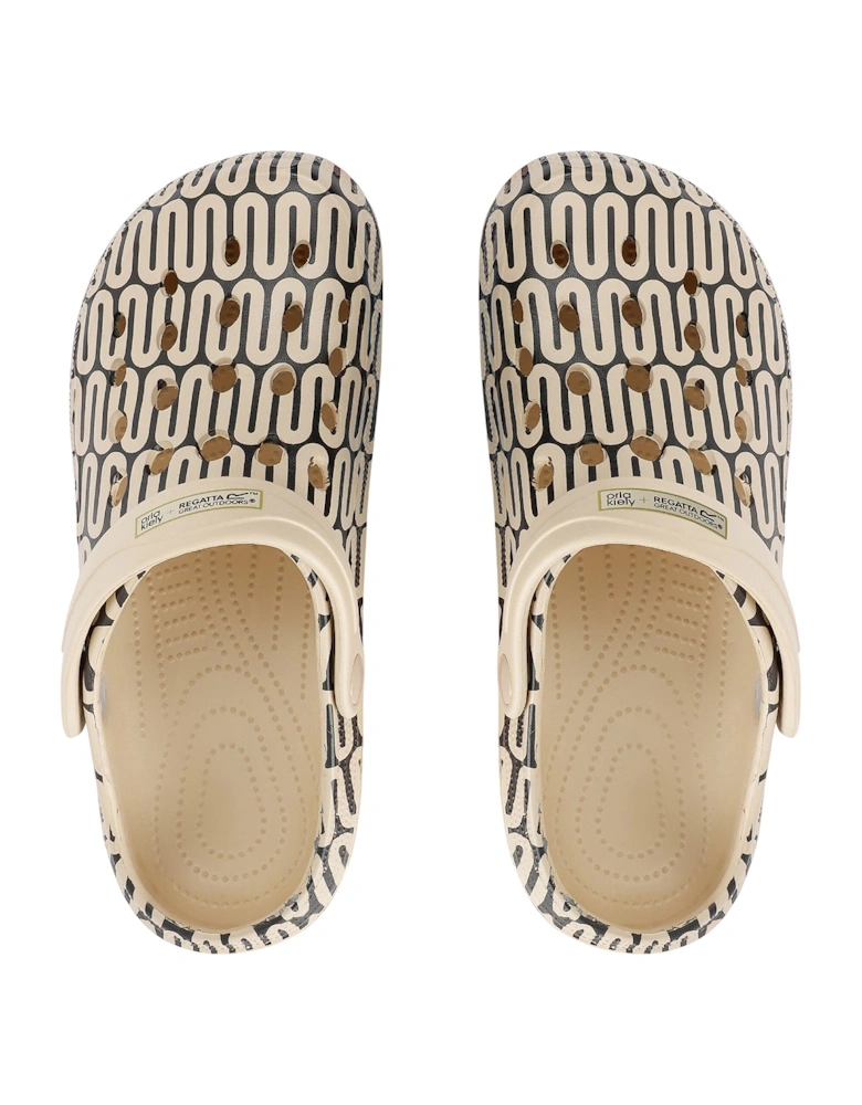 Womens/Ladies Orla Kiely Wiggle Clogs
