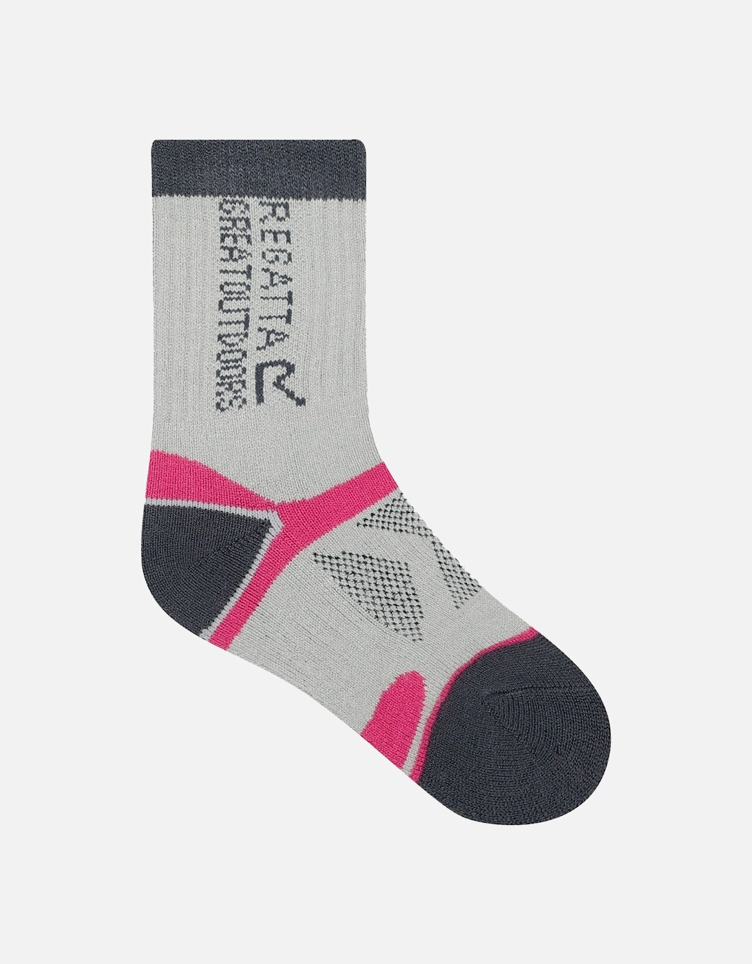 Childrens/Kids Blister Protect II Crew Socks, 5 of 4