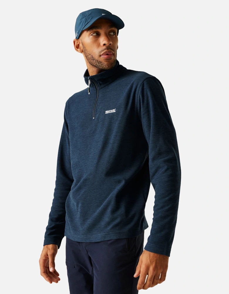 Mens Thompson Marl Half Zip Fleece Jacket