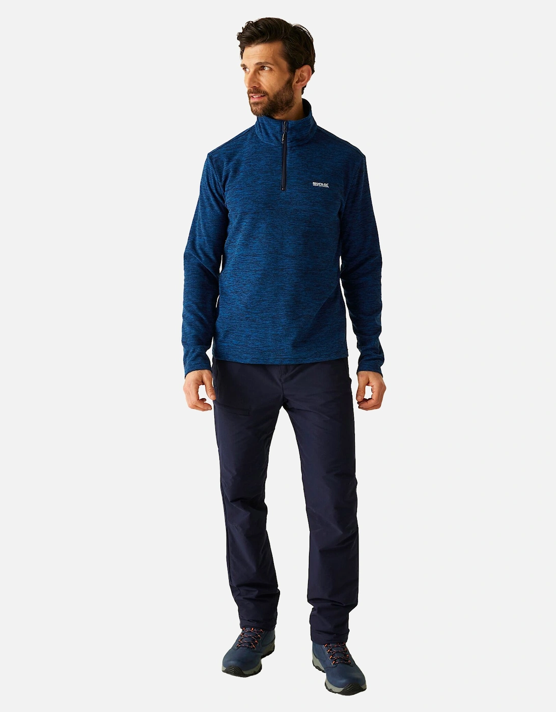 Mens Thompson Marl Half Zip Fleece Jacket