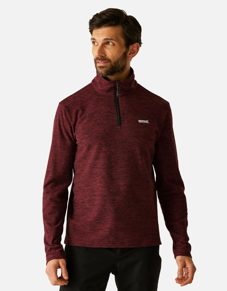 Mens Thompson Marl Half Zip Fleece Jacket