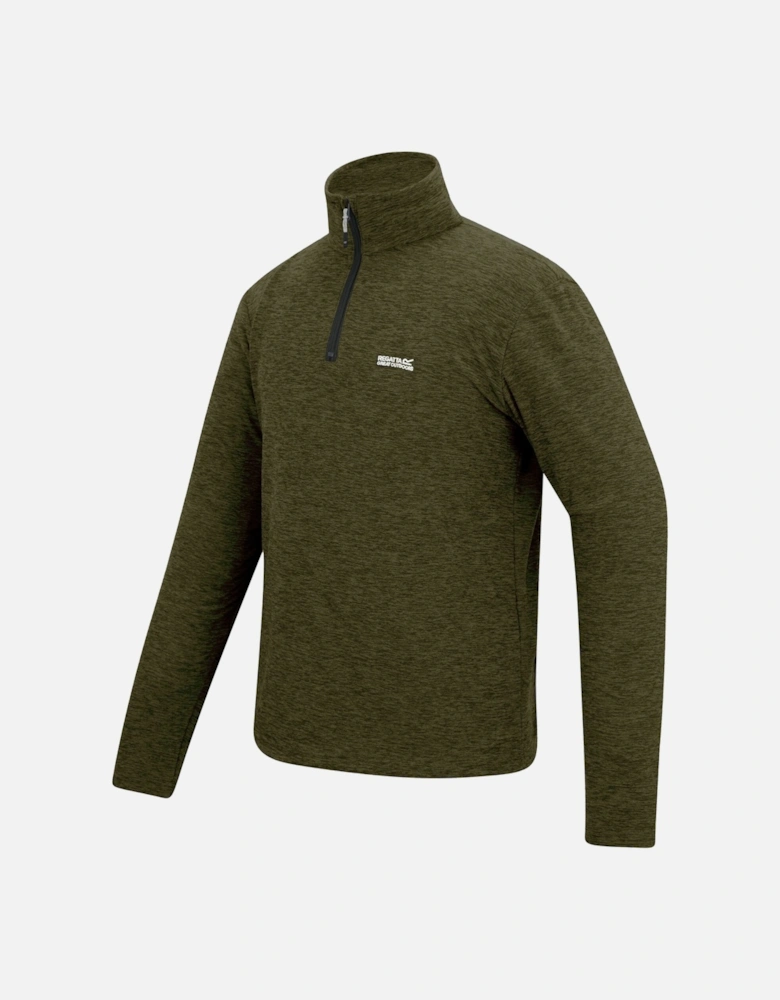 Mens Thompson Marl Half Zip Fleece Jacket