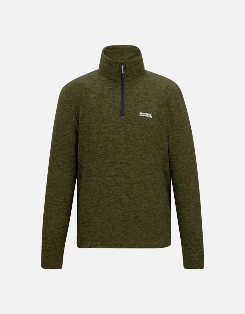 Mens Thompson Marl Half Zip Fleece Jacket