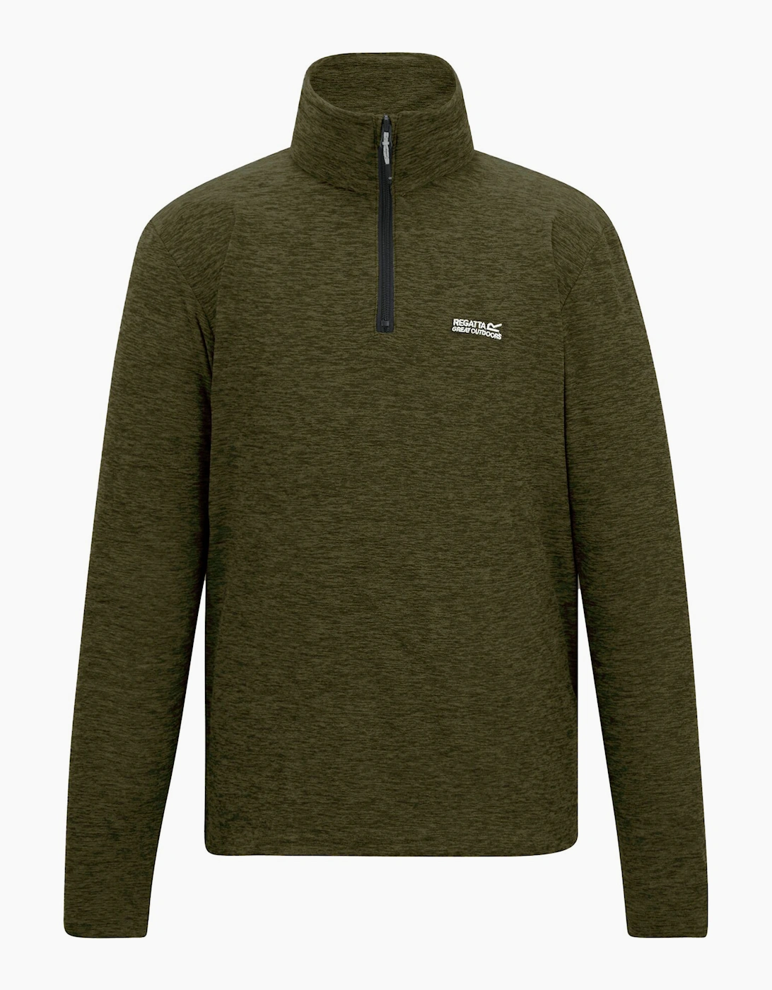 Regatta Men's Green Thompson Marl Half Zip Fleece Jacket  46/Regular 3XL