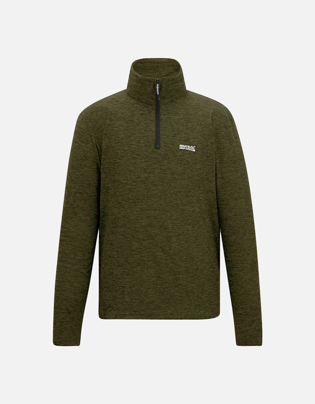 Mens Thompson Marl Half Zip Fleece Jacket, 6 of 5