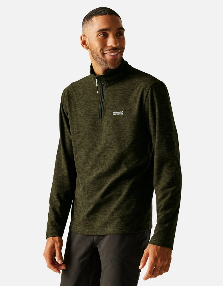 Mens Thompson Marl Half Zip Fleece Jacket