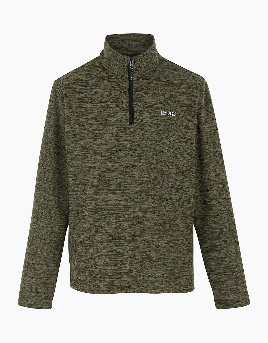 Regatta Men's Green Thompson Marl Half Zip Fleece Jacket  46/Regular 3XL