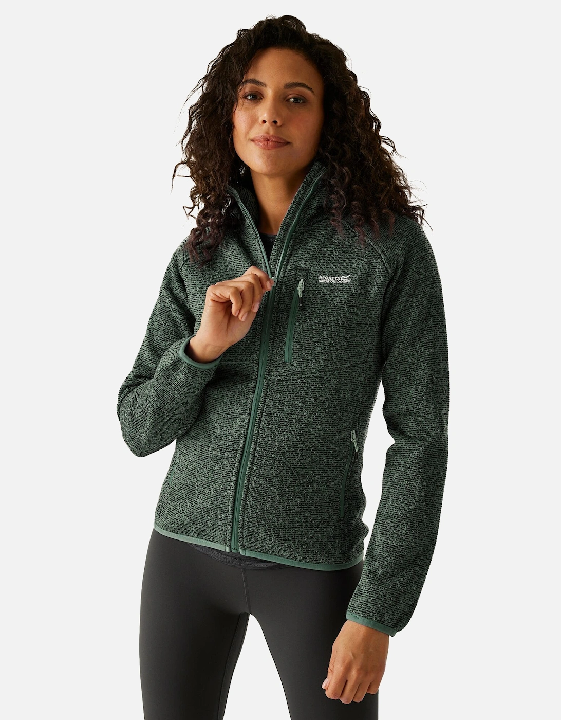 Womens/Ladies Newhill Hooded Fleece Jacket