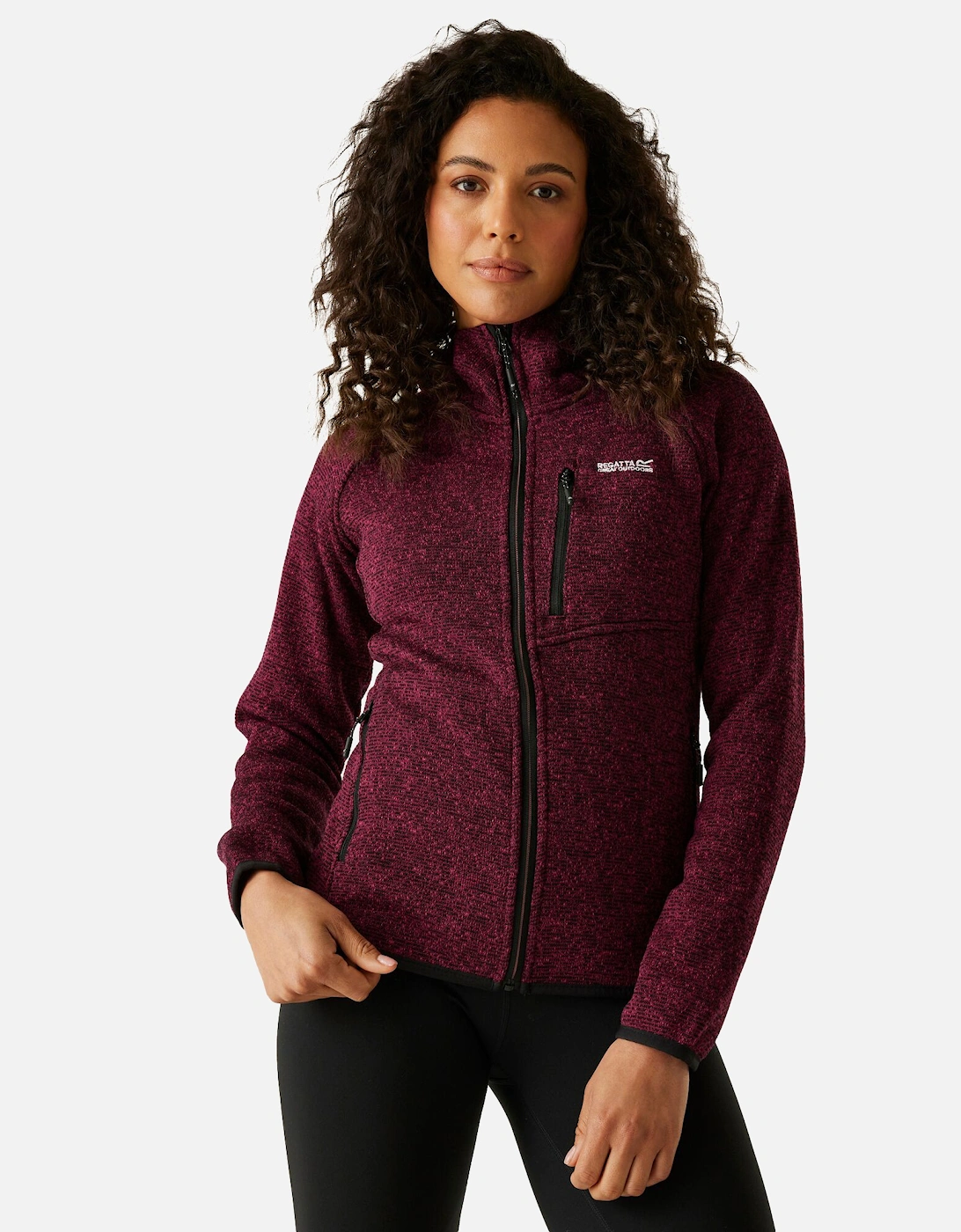 Womens/Ladies Newhill Hooded Fleece Jacket