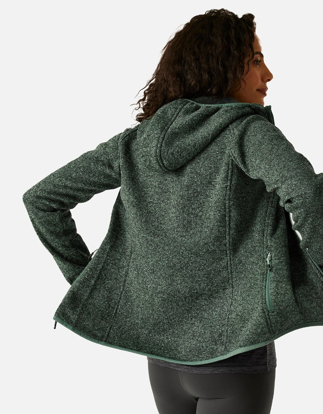 Womens/Ladies Newhill Hooded Fleece Jacket