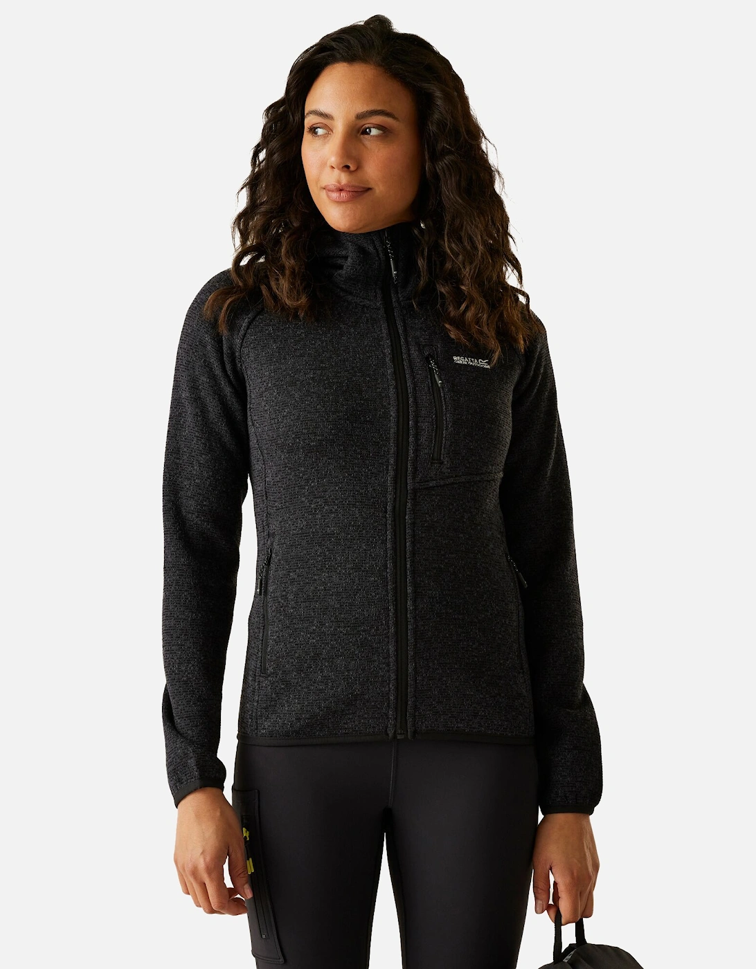 Womens/Ladies Newhill Hooded Fleece Jacket