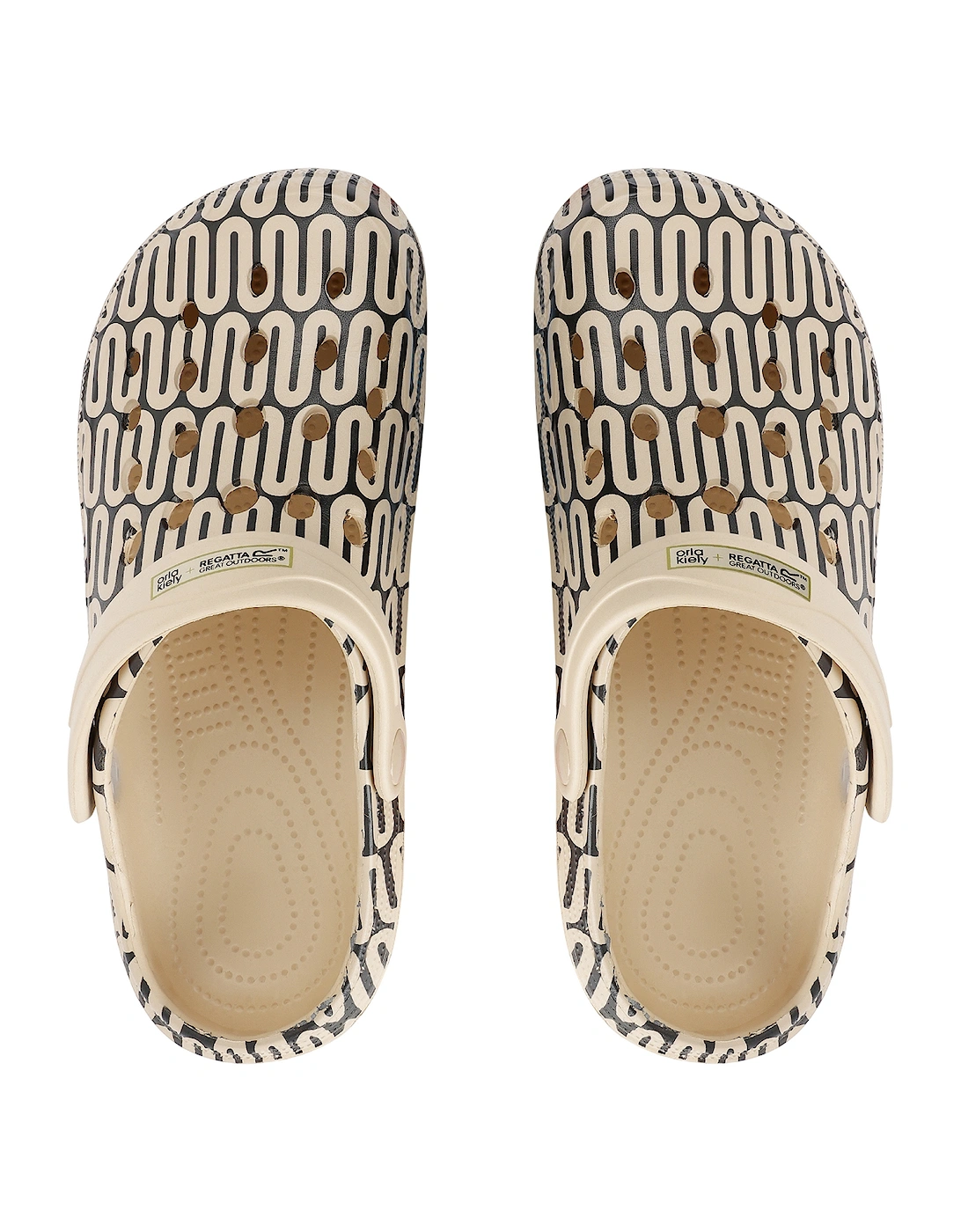 Womens/Ladies Orla Kiely Spinning Flower Clogs