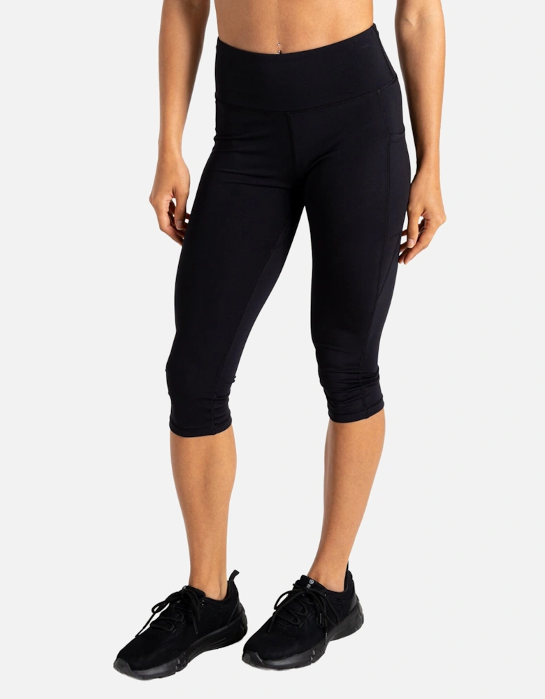Womens/Ladies Influential II Plain 3/4 Leggings