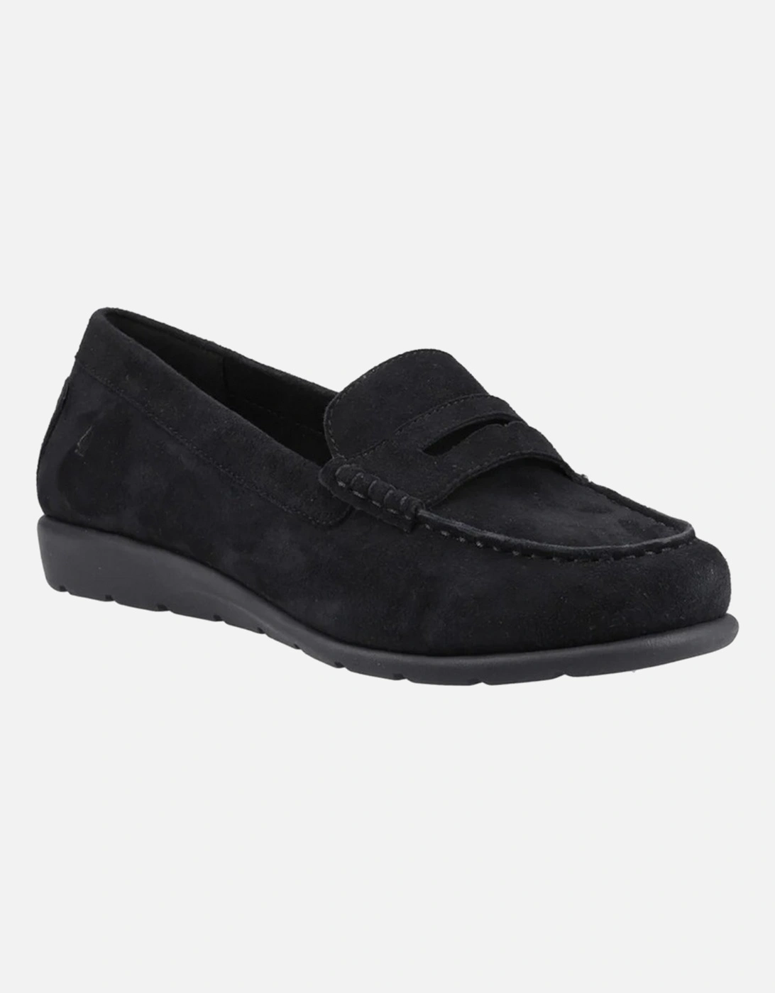 Womens/Ladies Shelby Suede Loafers, 6 of 5